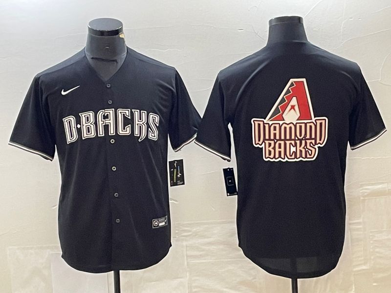 Men Arizona Diamondback Blank Black Game Nike 2023 MLB Jersey style 8->women mlb jersey->Women Jersey